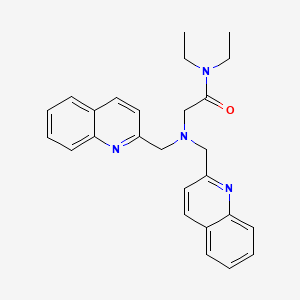 2-(Bis(quinolin-2-ylmethyl)amino)-N,N-diethylacetamide