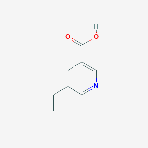 molecular formula C8H9NO2 B1291507 5-乙基吡啶-3-甲酸 CAS No. 3222-53-5