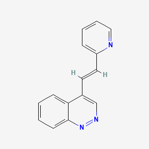 4-(2-(Pyridin-2-yl)vinyl)cinnoline