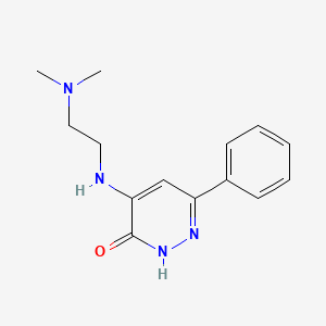 4-((2-(Dimethylamino)ethyl)amino)-6-phenylpyridazin-3(2H)-one