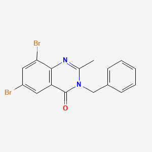 3-Benzyl-6,8-dibromo-2-methylquinazolin-4(3H)-one