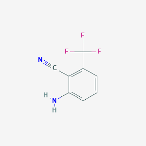 molecular formula C8H5F3N2 B1291515 2-Amino-6-(trifluoromethyl)benzonitrile CAS No. 58458-11-0