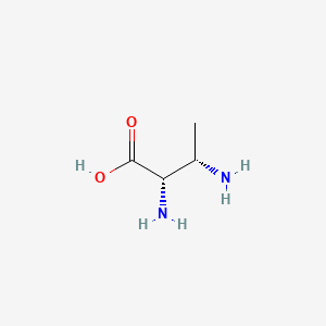 molecular formula C4H10N2O2 B12915150 (2S,3S)-2,3-diaminobutanoic acid CAS No. 80999-51-5