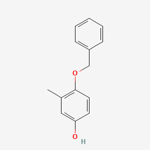 molecular formula C14H14O2 B1291516 4-(Benzyloxy)-3-methylphenol CAS No. 100927-02-4