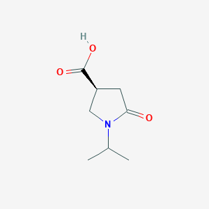 (3S)-5-Oxo-1-(propan-2-yl)pyrrolidine-3-carboxylic acid