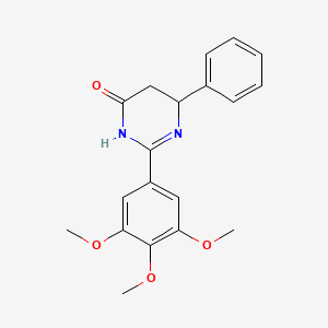 6-Phenyl-2-(3,4,5-trimethoxyphenyl)-5,6-dihydropyrimidin-4(3H)-one