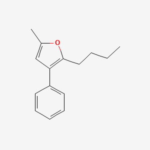 2-Butyl-5-methyl-3-phenylfuran