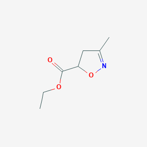 Ethyl 3-methyl-4,5-dihydroisoxazole-5-carboxylate