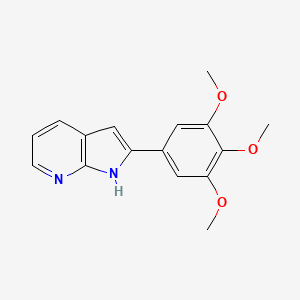 2-(3,4,5-Trimethoxyphenyl)-1H-pyrrolo[2,3-b]pyridine