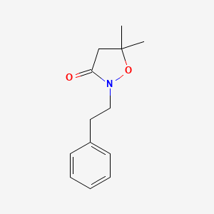 5,5-Dimethyl-2-(2-phenylethyl)-1,2-oxazolidin-3-one