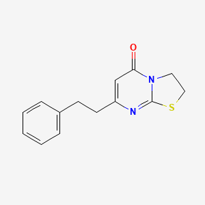 7-(2-Phenylethyl)-2,3-dihydro-5H-[1,3]thiazolo[3,2-a]pyrimidin-5-one