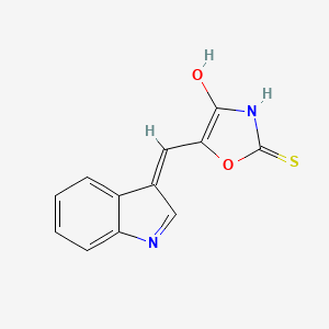 (Z)-5-((1H-Indol-3-yl)methylene)-2-thioxooxazolidin-4-one