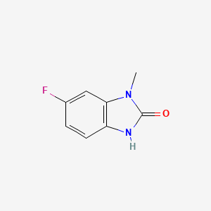 molecular formula C8H7FN2O B1291534 6-氟-1-甲基-1H-苯并[d]咪唑-2(3H)-酮 CAS No. 348133-45-9