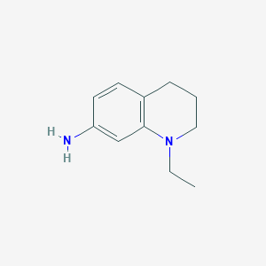 B1291538 1-Ethyl-1,2,3,4-tetrahydroquinolin-7-amine CAS No. 303982-14-1