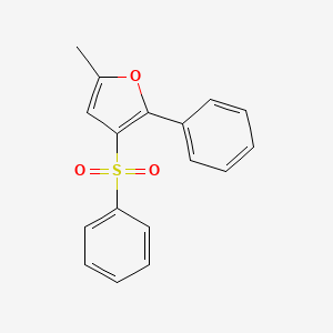 3-(Benzenesulfonyl)-5-methyl-2-phenylfuran