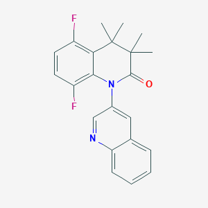 5,8-Difluoro-3,3,4,4-tetramethyl-3,4-dihydro-2H-[1,3'-biquinolin]-2-one