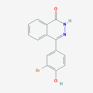 4-(3-Bromo-4-oxocyclohexa-2,5-dien-1-ylidene)-3,4-dihydrophthalazin-1(2H)-one