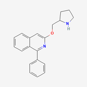 1-Phenyl-3-[(pyrrolidin-2-yl)methoxy]isoquinoline