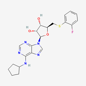 N-Cyclopentyl-5'-S-(2-fluorophenyl)-5'-thioadenosine