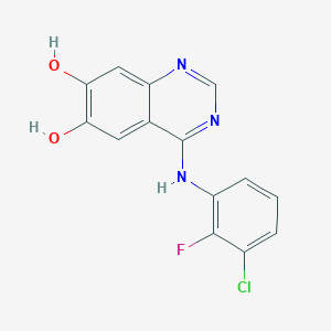 4-(3-Chloro-2-fluoroanilino)-6,7-dihydroxyquinazoline