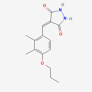 3,5-Pyrazolidinedione, 4-[(2,3-dimethyl-4-propoxyphenyl)methylene]-