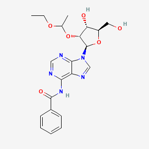 N-[9-[(2R,3R,4R,5R)-3-(1-ethoxyethoxy)-4-hydroxy-5-(hydroxymethyl)oxolan-2-yl]purin-6-yl]benzamide