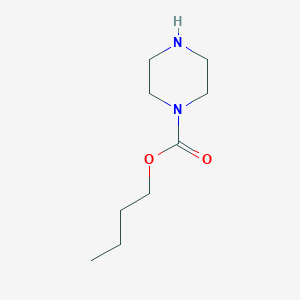 molecular formula C9H18N2O2 B1291562 哌嗪-1-羧酸丁酯 CAS No. 50606-32-1