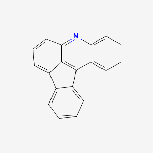 molecular formula C19H11N B12915644 Indeno(1,2,3-kl)acridine CAS No. 386-77-6