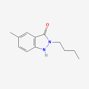 2-Butyl-5-methyl-1,2-dihydro-3H-indazol-3-one