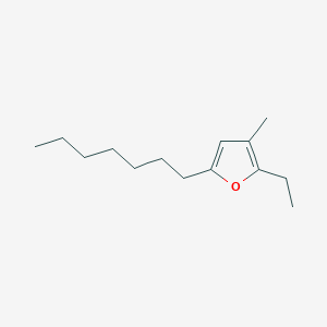 2-Ethyl-5-heptyl-3-methylfuran