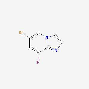 molecular formula C7H4BrFN2 B1291569 6-Bromo-8-fluoroimidazo[1,2-a]pyridine CAS No. 474709-06-3