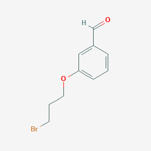 molecular formula C10H11BrO2 B129157 3-(3-溴丙氧基)苯甲醛 CAS No. 144707-69-7