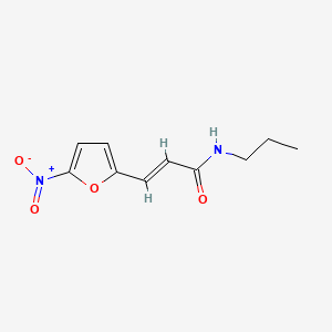 3-(5-Nitrofuran-2-yl)-N-propylacrylamide