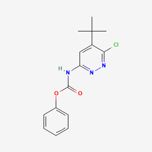 Phenyl (6-chloro-5-(1,1-dimethylethyl)-3-pyridazinyl)carbamate