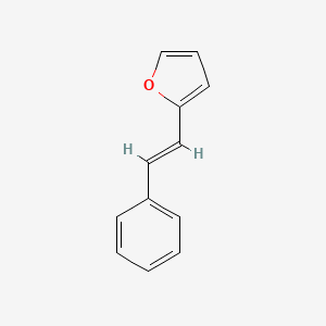 molecular formula C12H10O B12915740 2-Styrylfuran 