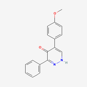 5-(4-Methoxyphenyl)-3-phenylpyridazin-4(1H)-one