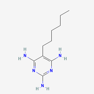 5-Hexylpyrimidine-2,4,6-triamine