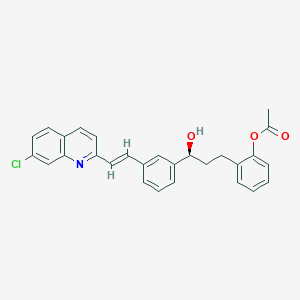 (S)-2-(3-(3-(2-(7-Chloroquinolin-2-yl)vinyl)phenyl)-3-hydroxypropyl)phenyl acetate