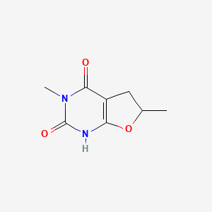 3,6-Dimethyl-5,6-dihydrofuro[2,3-d]pyrimidine-2,4(1h,3h)-dione