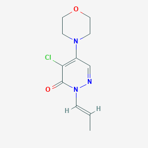 4-Chloro-5-morpholino-2-(prop-1-en-1-yl)pyridazin-3(2H)-one