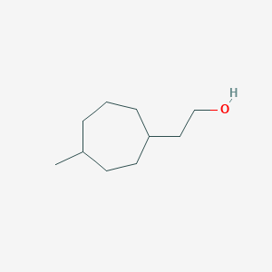 molecular formula C10H20O B12915919 2-(4-Methylcycloheptyl)ethanol CAS No. 5452-80-2