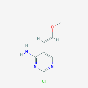 2-Chloro-5-(2-ethoxyvinyl)pyrimidin-4-amine