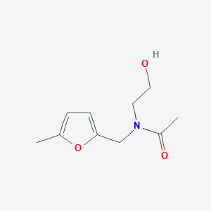 N-(2-Hydroxyethyl)-N-((5-methylfuran-2-yl)methyl)acetamide