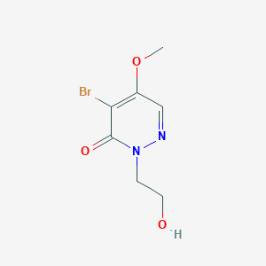 4-Bromo-2-(2-hydroxyethyl)-5-methoxypyridazin-3(2H)-one