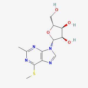 (2R,3S,4R,5R)-2-(Hydroxymethyl)-5-(2-methyl-6-(methylthio)-9H-purin-9-yl)tetrahydrofuran-3,4-diol