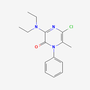 5-Chloro-3-(diethylamino)-6-methyl-1-phenylpyrazin-2(1H)-one