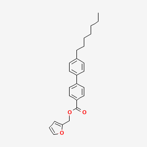 Furan-2-ylmethyl 4'-heptyl-[1,1'-biphenyl]-4-carboxylate