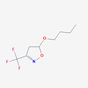 5-Butoxy-3-(trifluoromethyl)-4,5-dihydro-1,2-oxazole