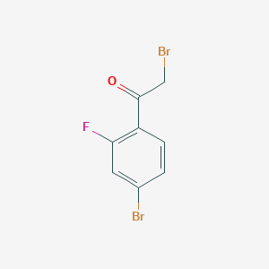B1291609 2-Bromo-1-(4-bromo-2-fluorophenyl)ethanone CAS No. 869569-77-7