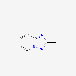 molecular formula C8H9N3 B12916103 2,8-Dimethyl[1,2,4]triazolo[1,5-a]pyridine CAS No. 4931-19-5